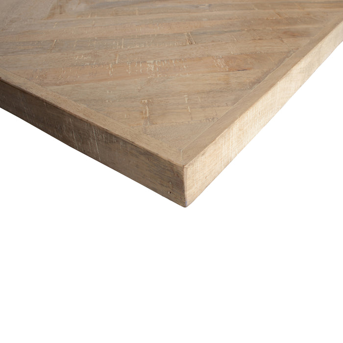 WOOOD Tablo Eettafel Visgraat - 180 x 90 cm - Bruin