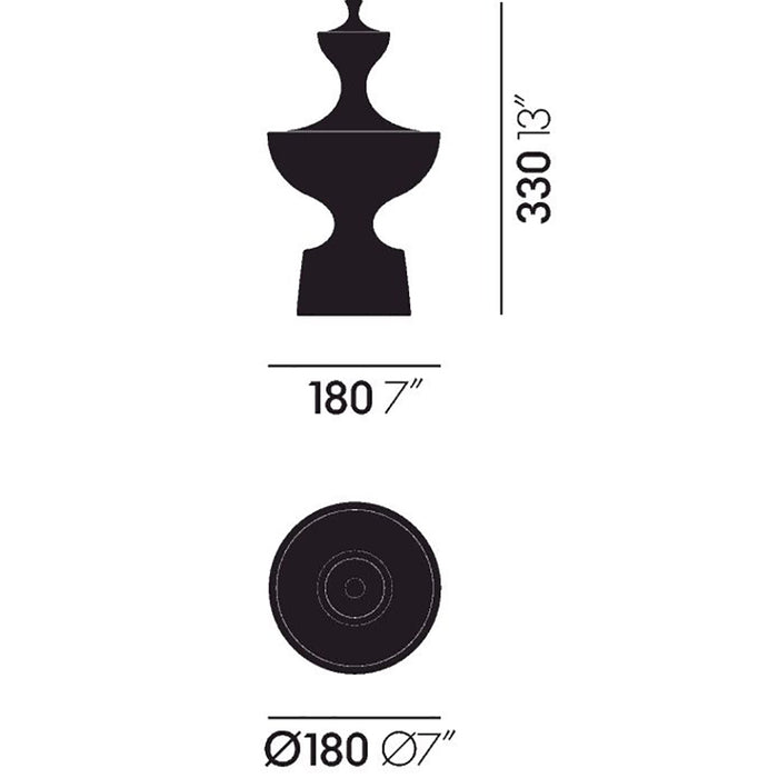 Vitra Ceramic No. 1 Schaal - Dark Aubergine