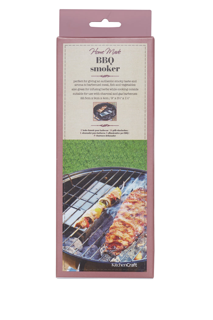 KitchenCraft - Rookdoos - RVS - 22,5 x 9cm - Home Made | Kitchen Craft