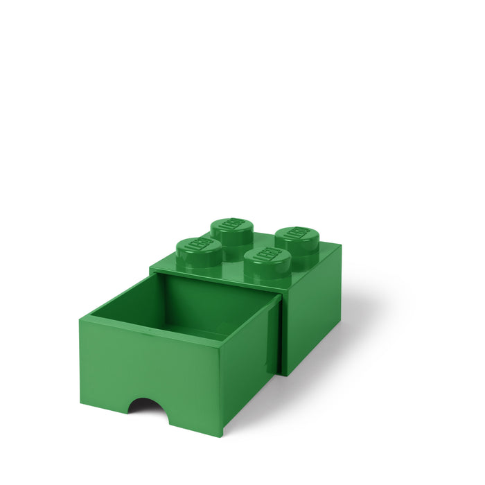 LEGO® Brick 4 Opbergbox Met Lade - Donkergroen