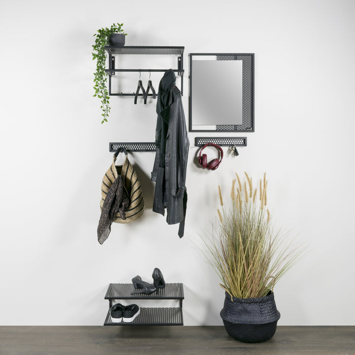 Spinder Design Mesh Schoenenrek - Zwart