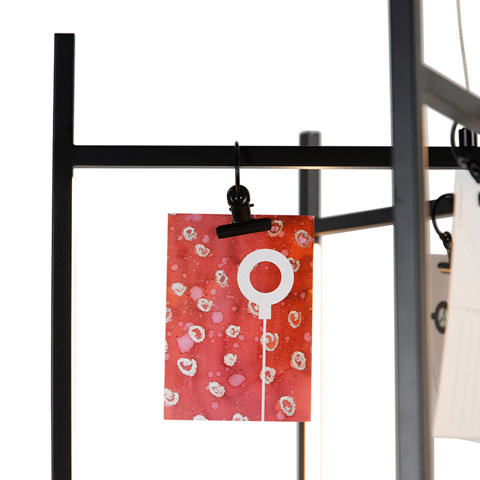 QAZQA LED Hanglamp kroon - Zwart - Design - D 89cm