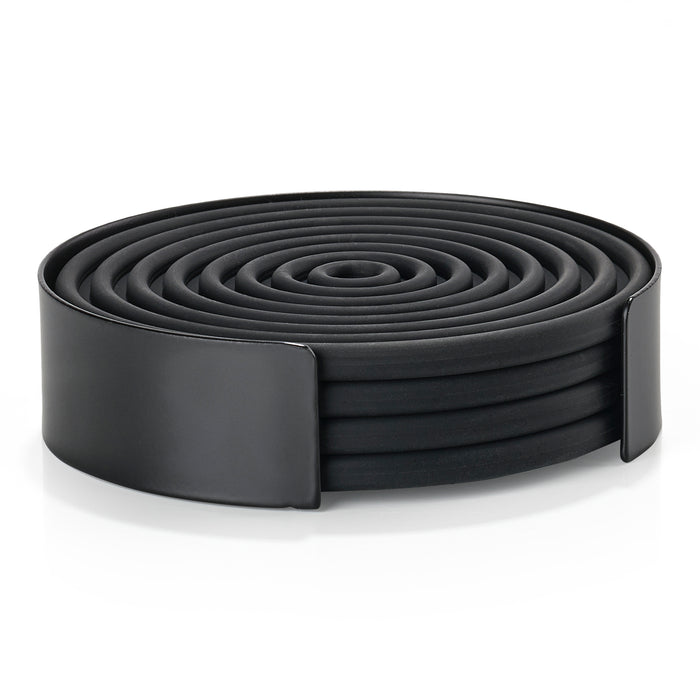 Zone Denmark Rocks Onderzetters - Set van 4 - Zwart