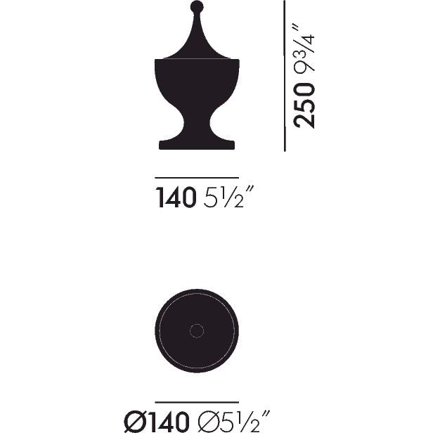 Vitra Ceramic No. 2 Schaal - Dark Aubergine