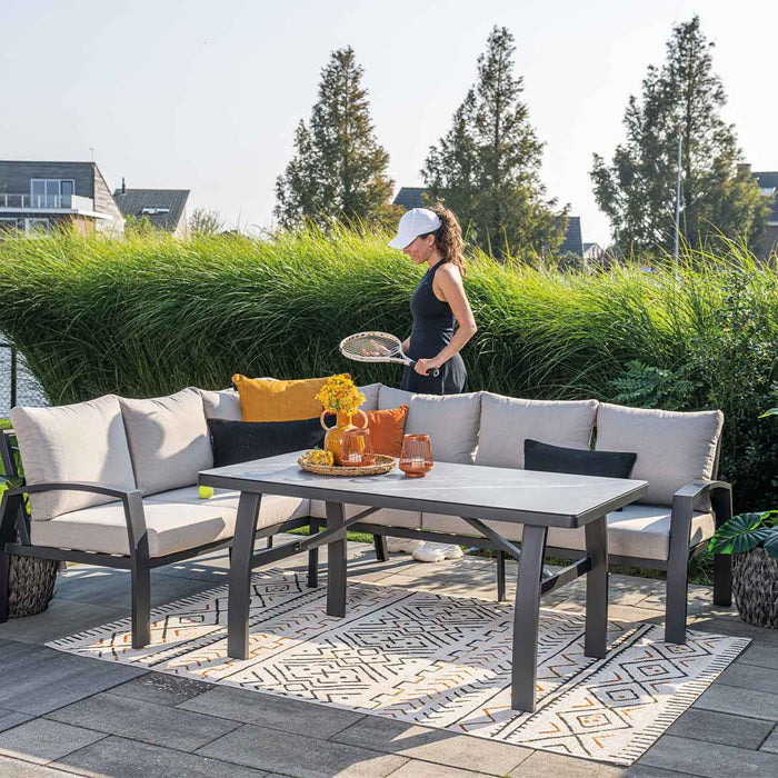 Malawi karpet - 200x290 cm - oker