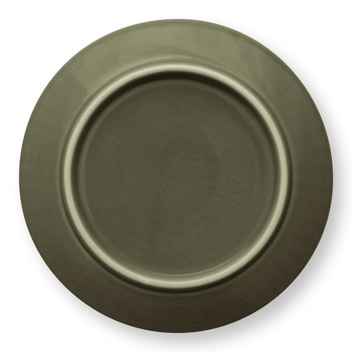 vtwonen Relievo Bord Ø 15 cm - Donkergroen
