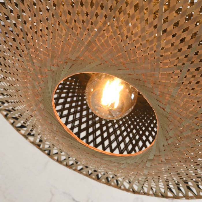 GOOD&MOJO Kalimantan Wandlamp met Arm - Ø60cm - Naturel