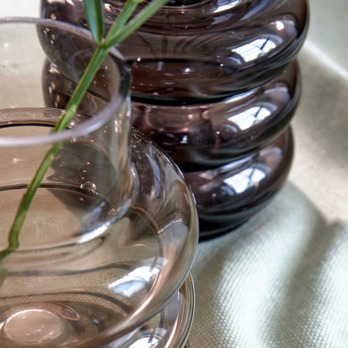 Riviera Maison Multiple Candle Holder Vase brown - 10.0x10.0x14.0 cm