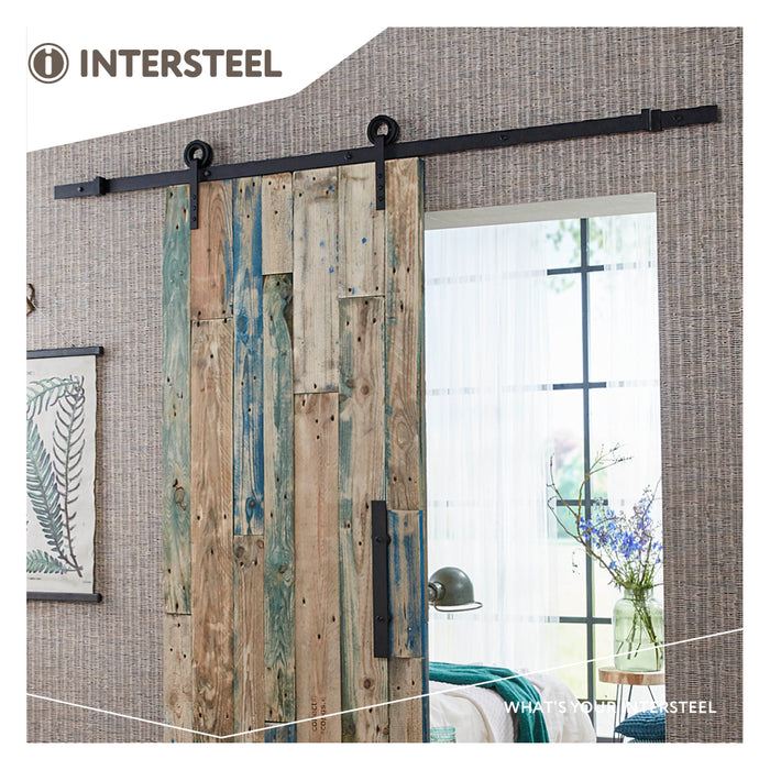 Intersteel Schuifdeursysteem Modern mat zwart