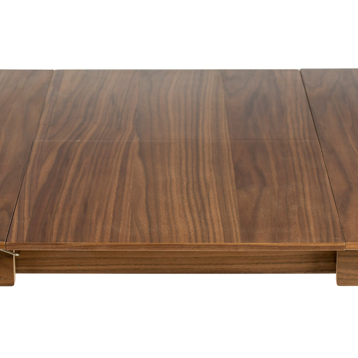 Zuiver Glimps Eettafel Uitschuifbaar - 120/162 x 80 cm - Walnoot