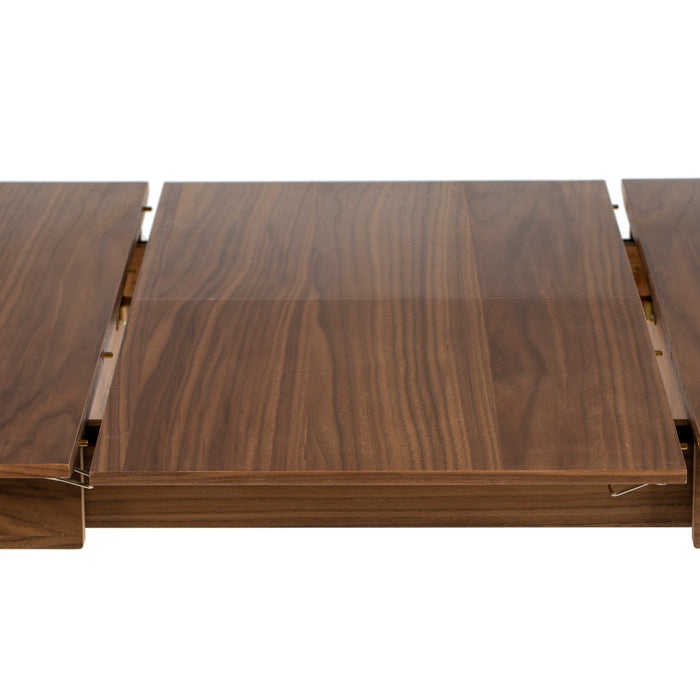 Zuiver Glimps Eettafel Uitschuifbaar - 120/162 x 80 cm - Walnoot