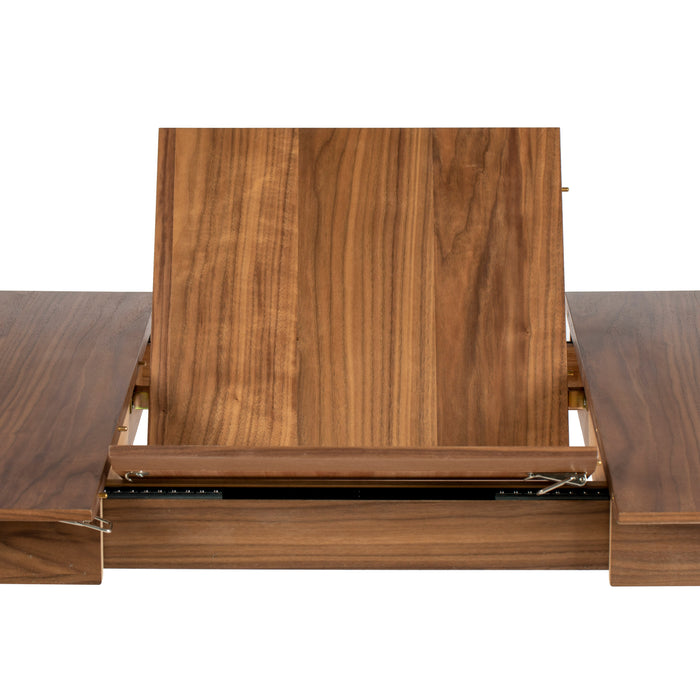 Zuiver Glimps Eettafel Uitschuifbaar - 120/162 x 80 cm - Walnoot