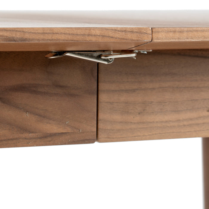 Zuiver Glimps Eettafel Uitschuifbaar - 120/162 x 80 cm - Walnoot