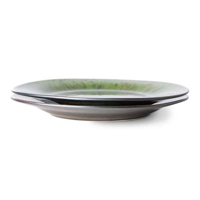 HKliving The Emeralds Dinerbord Ø 27,3 cm - Set van 2