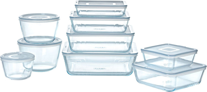 Pyrex - Schaal Vierkant met Deksel, 20 x 20 cm - Pyrex | Cook & Freeze