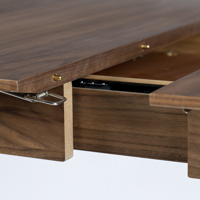 Zuiver Glimps Eettafel Uitschuifbaar - 180/240 x 90 cm - Walnoot