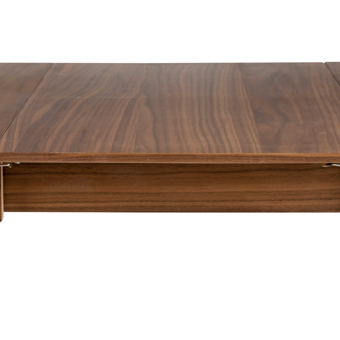 Zuiver Glimps Eettafel Uitschuifbaar - 180/240 x 90 cm - Walnoot