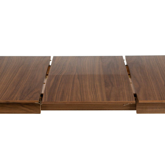 Zuiver Glimps Eettafel Uitschuifbaar - 180/240 x 90 cm - Walnoot