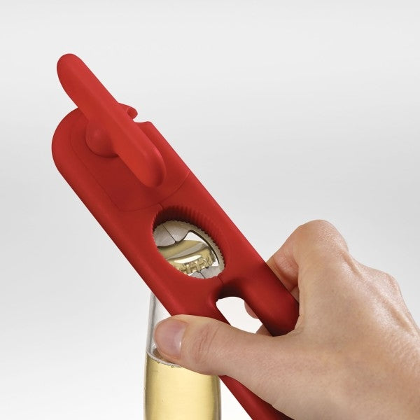 Multifunctionele Blikopener - 4-in-1 functie - Rood - Joseph Joseph |