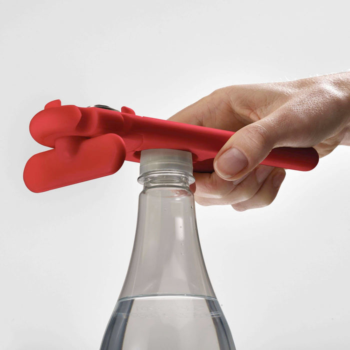 Multifunctionele Blikopener - 4-in-1 functie - Rood - Joseph Joseph |