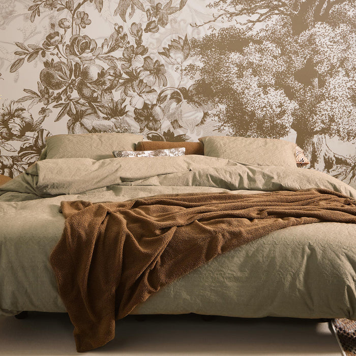 Essenza Teddy Sierkussen 50 x 50 cm - Cafe Noir