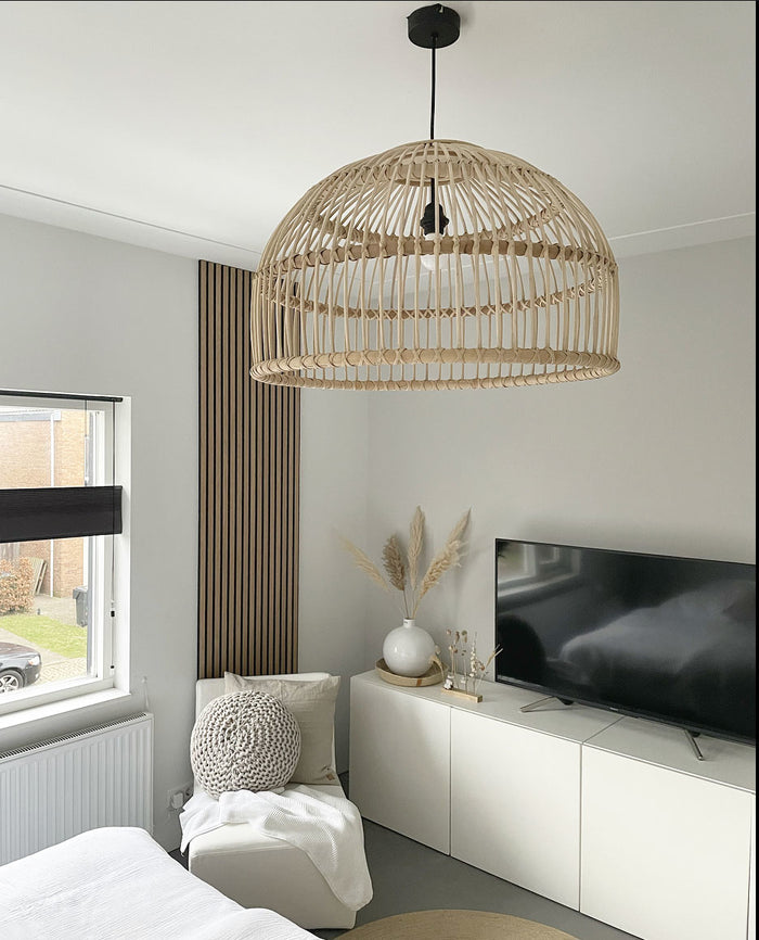 Rotan Hanglamp Naturel - Ø70xH45 cm