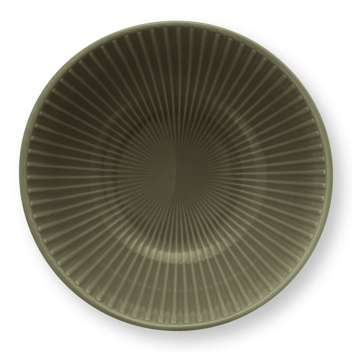 vtwonen Relievo Schaal Ø 20,5 cm - Donkergroen