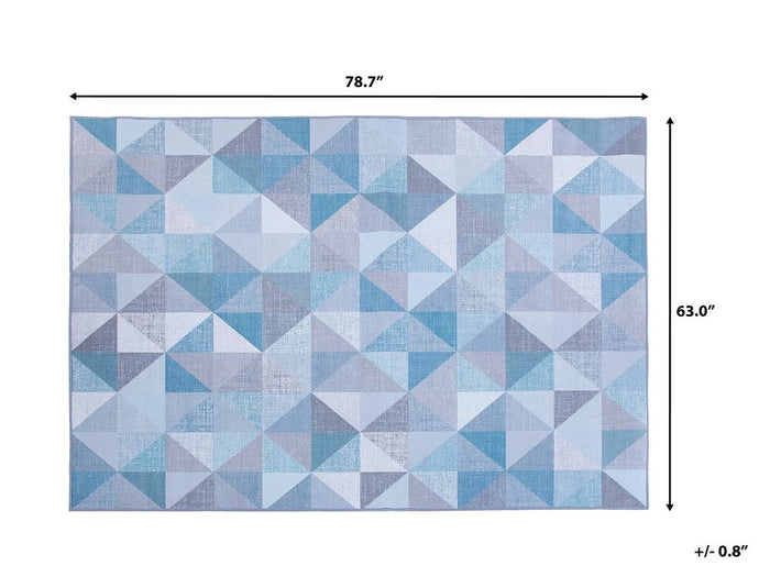Beliani-KARTEPE-Laagpolig vloerkleed-Multicolor-160 x 230 cm-Polyester