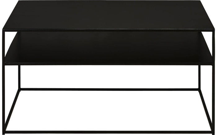 Goossens Salontafel Saar in Poedercoating zwart