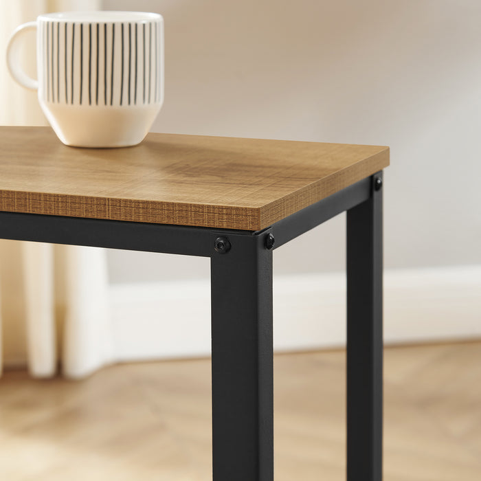 O'DADDY® Wandtafel - Sidetable Industrieel - 60x30x60cm - mangohout