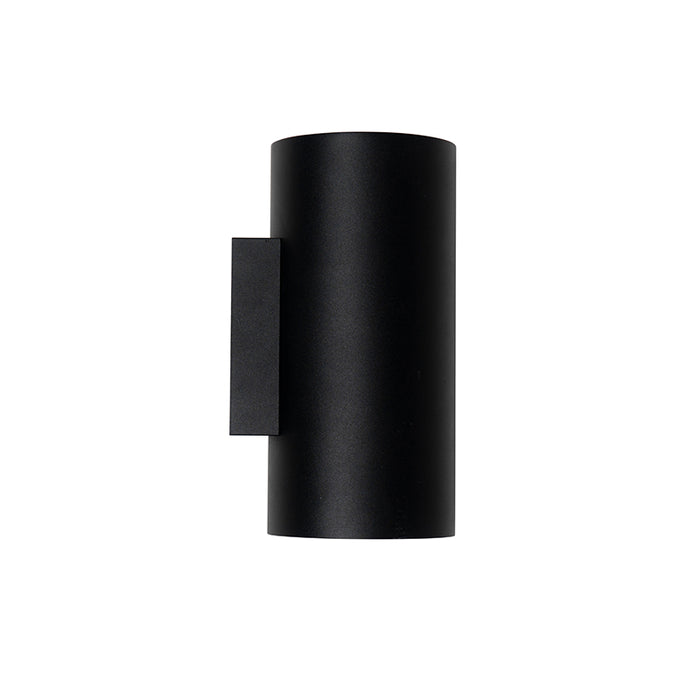 QAZQA Design wandlamp zwart met goud - Sab