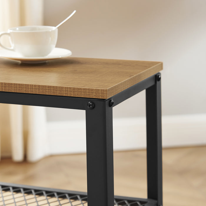 O'DADDY® Wandtafel - Sidetable Industrieel - 60x30x60 - mangohout