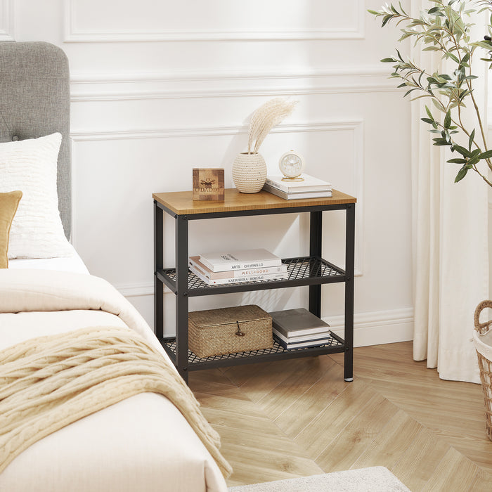 O'DADDY® Wandtafel - Sidetable Industrieel - 60x30x60 - mangohout