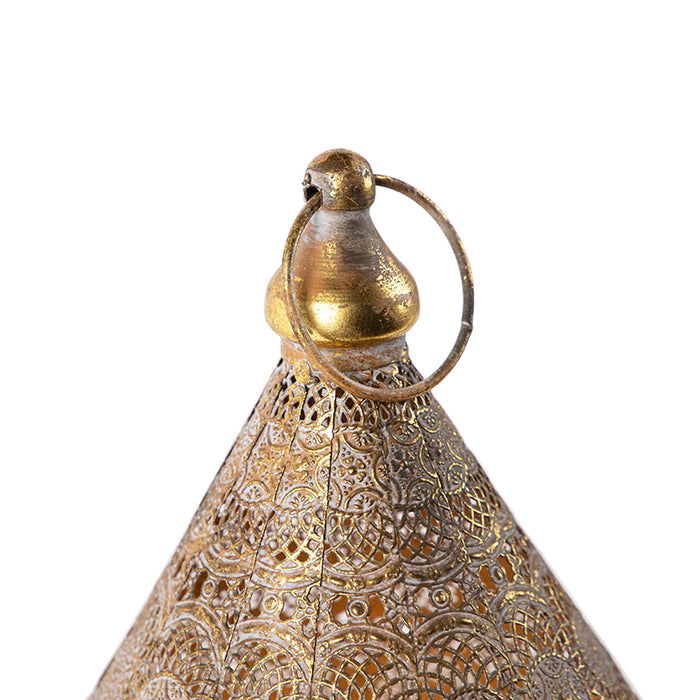 QAZQA Tafellamp mowgli - Goud|messing - Oosters - D 280mm