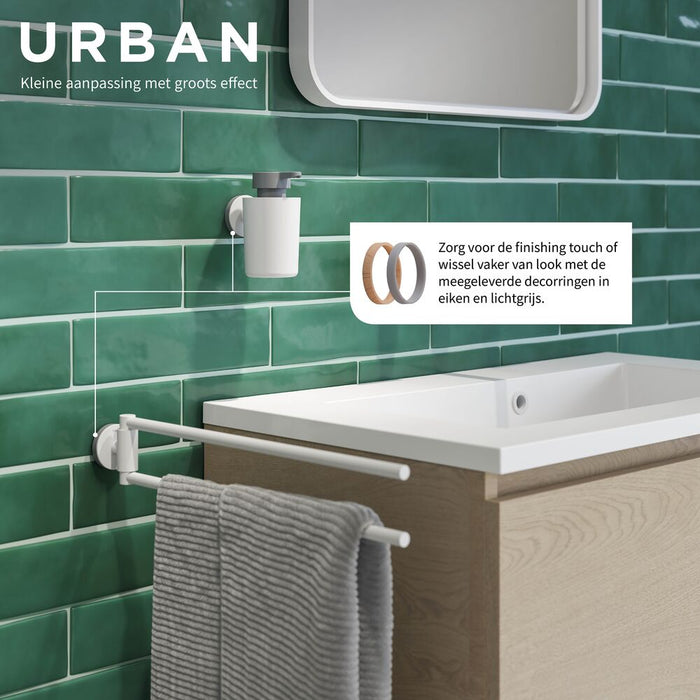 Tiger Urban Handdoekrek 2-armig - Wit