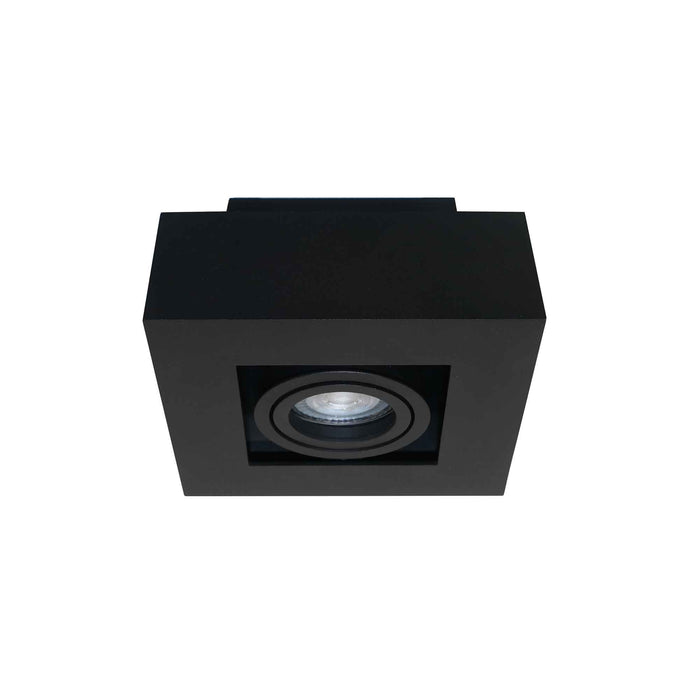 Artdelight Spot Bosco Zwart 1 Lichts GU10