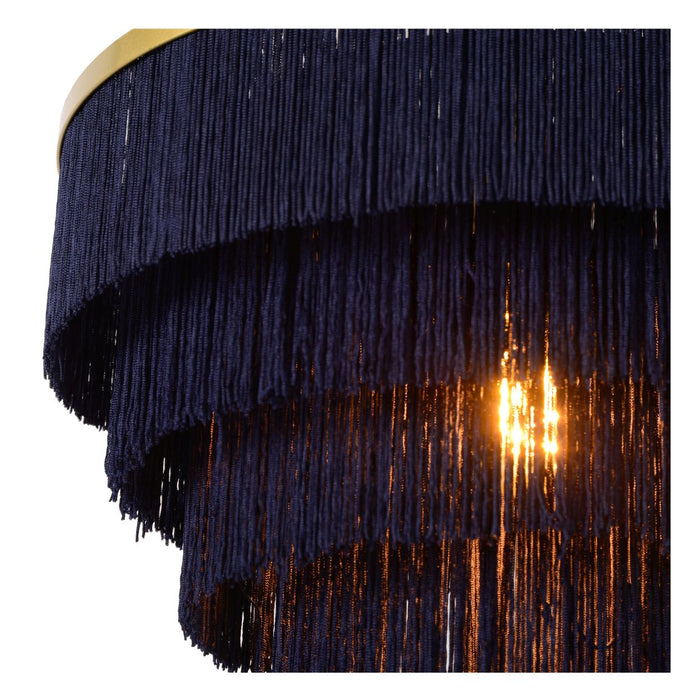 Lucide EXTRAVAGANZA FRILLS Hanglamp 1xE27 - Mat Goud | Messing