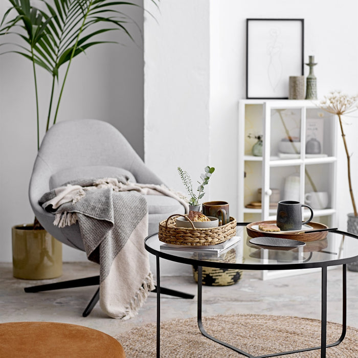 Bloomingville Natural Plaid