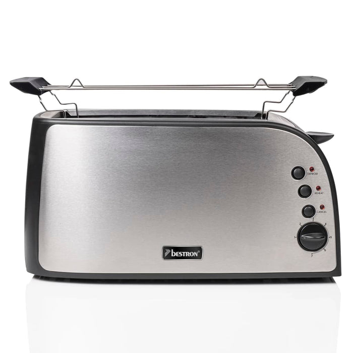 Bestron Broodrooster ATO900STE 1500 W XL roestvrij staal