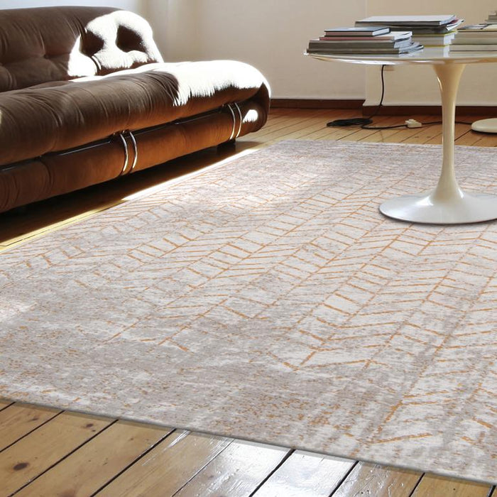 Louis de Poortere Jacob's Ladder Vloerkleed 140 x 200 cm - Central Yellow