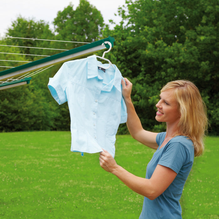 Leifheit Linomatic 500 Deluxe Droogmolen 50 m + Bodemhuls