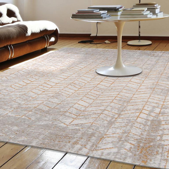 Louis de Poortere Jacob's Ladder Vloerkleed 200 x 280 cm - Central Yellow