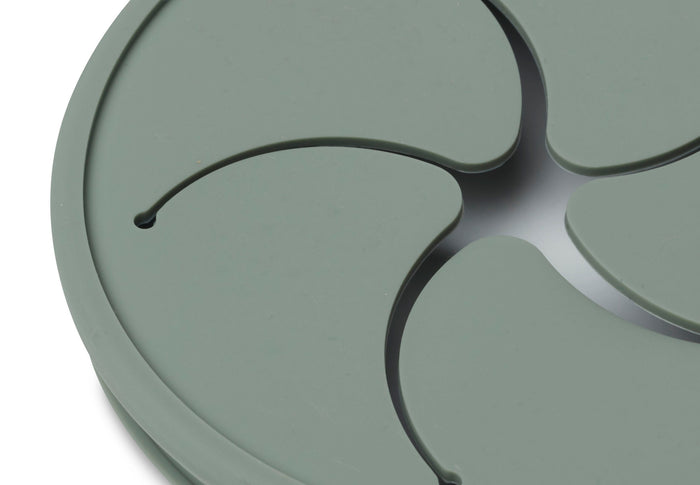 Jollein siliconen snack cup ash green (7 centimeter x 10 centimeter)