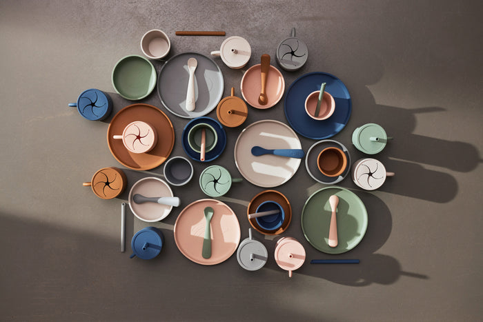 Jollein siliconen snack cup ash green (7 centimeter x 10 centimeter)