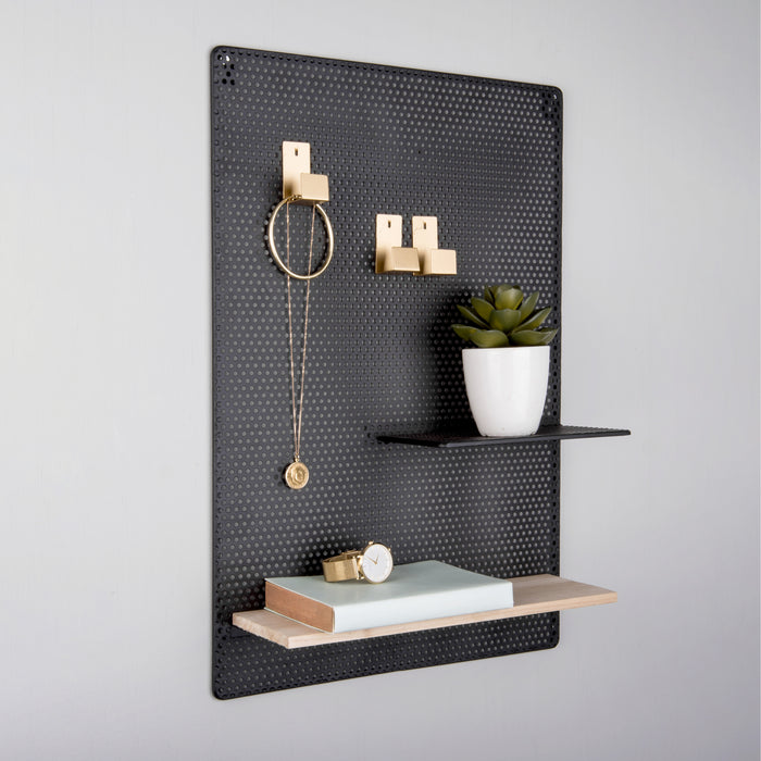 present time Perky Mesh Memobord - Zwart