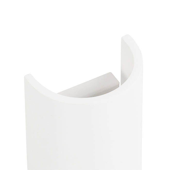 QAZQA Moderne wandlamp wit rond - Colja Novo