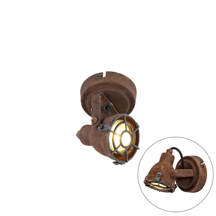 QAZQA Smart spot roestbruin incl. WiFi GU10 - Sorra