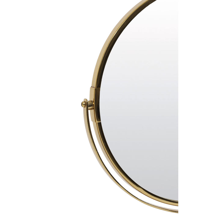 Light & Living Spiegel op Voet Riesco - Marmer Wit-Goud - 33x12,5x48cm