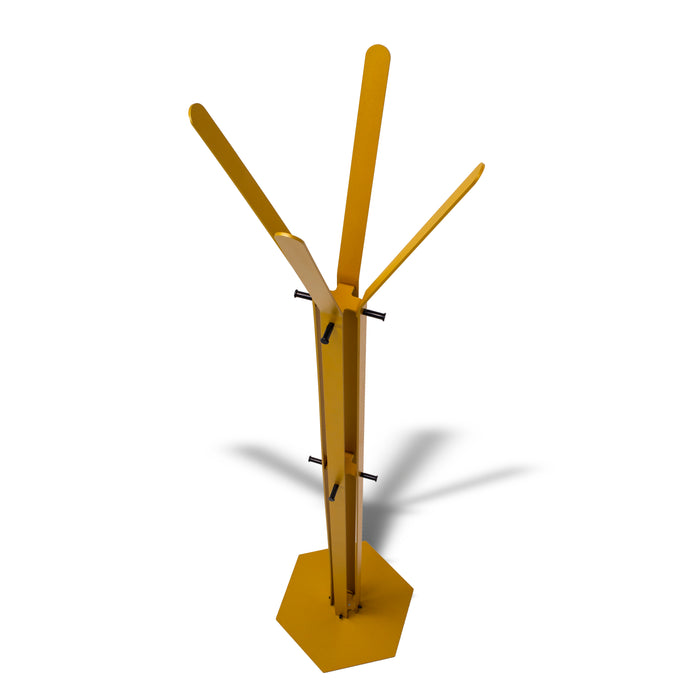 Gorillz Stack - Kapstok Staand - Industrieel design - Goud