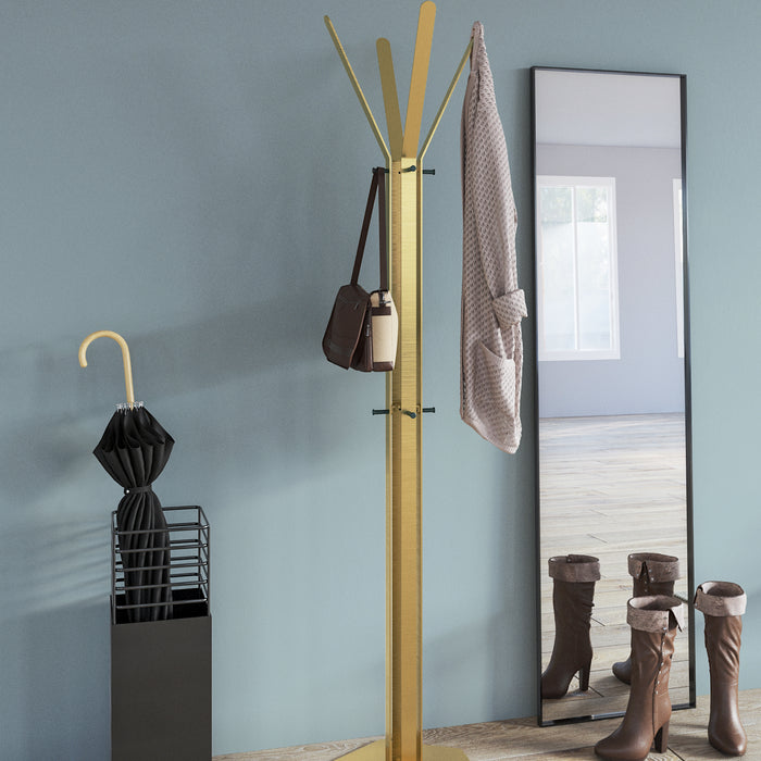 Gorillz Stack - Kapstok Staand - Industrieel design - Goud